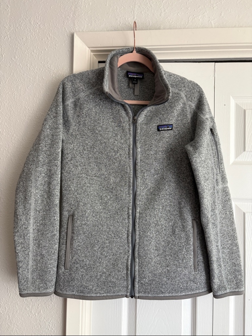 Patagonia Gray Better Sweater Full Zip Sz M